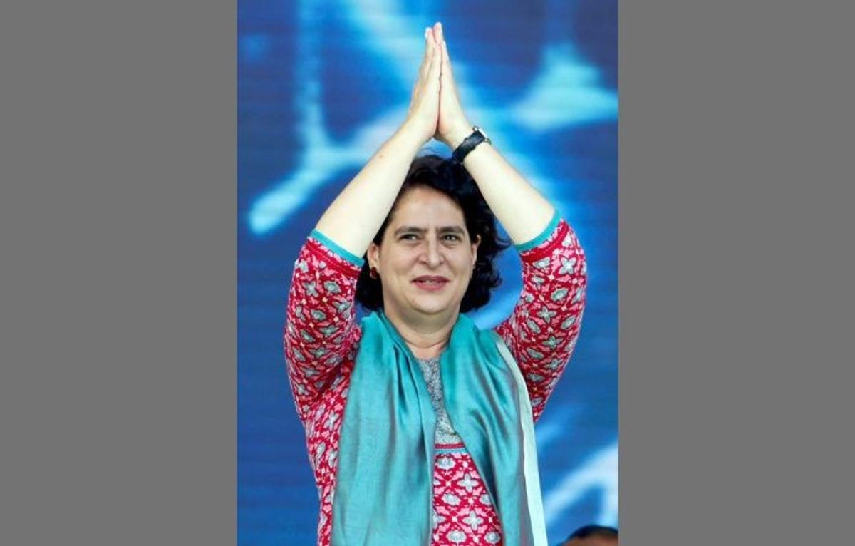 Indian National Congress leader Priyanka Gandhi Vadra