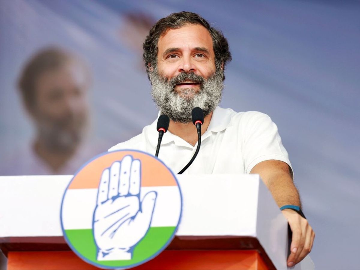 Indian National Congress leader Rahul Gandhi