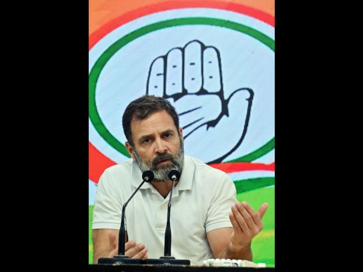 Indian National Congress leader Rahul Gandhi