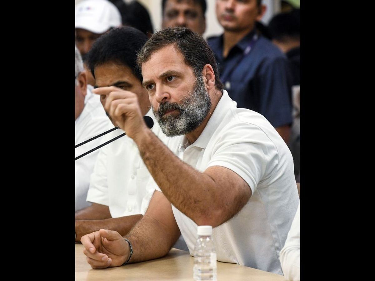 Indian National Congress leader Rahul Gandhi