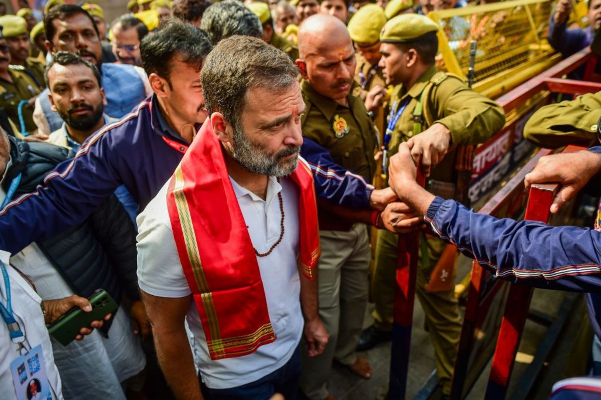 Indian National Congress leader Rahul Gandhi