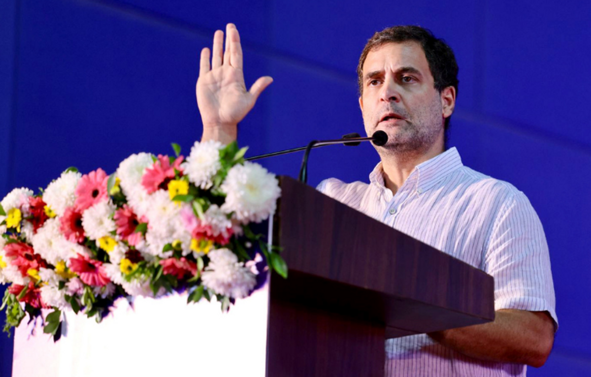 Indian National Congress leader Rahul Gandhi