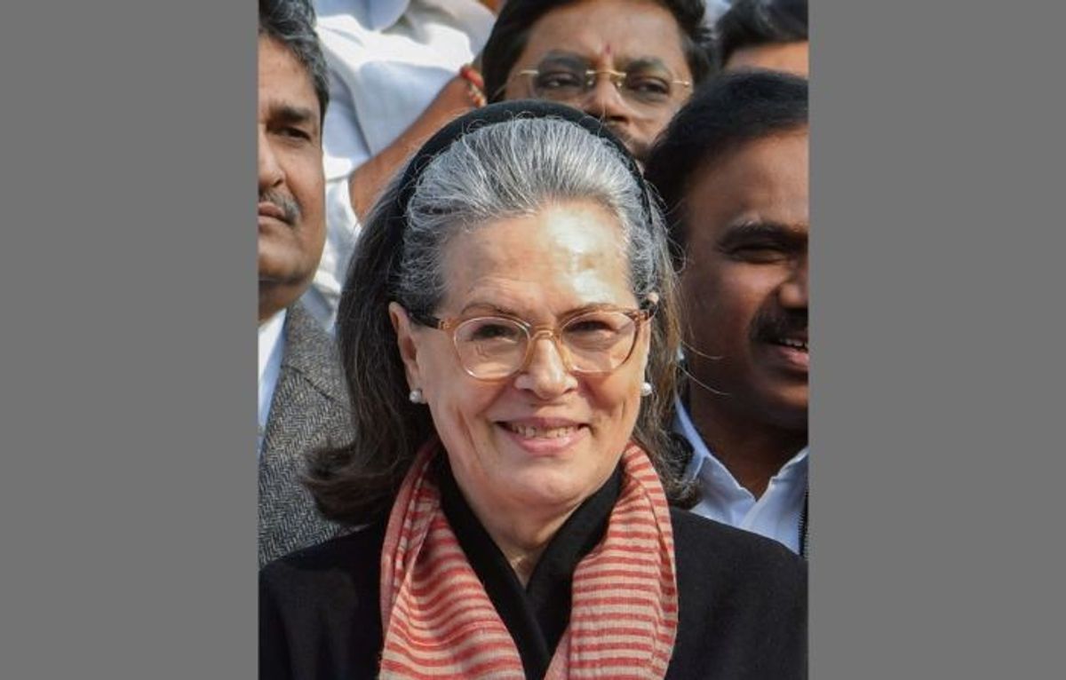 Indian National Congress leader Sonia Gandhi