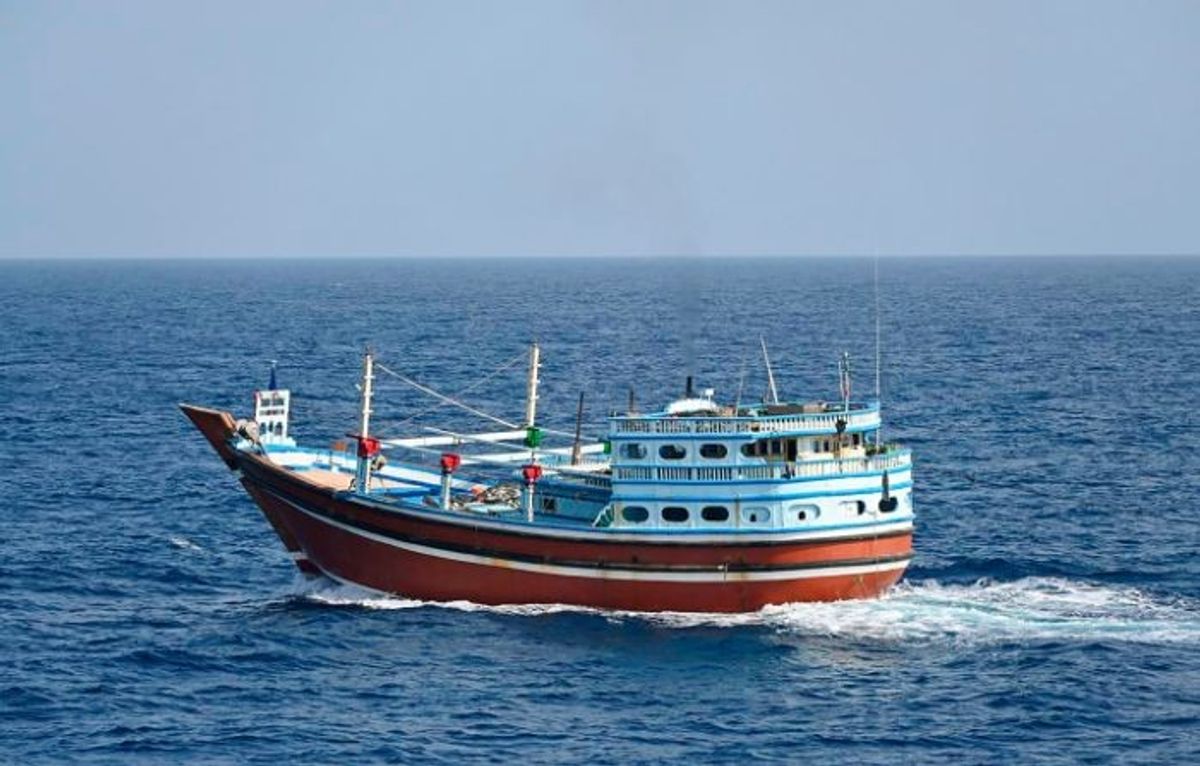 Indian Navy's operation underway to rescue hijacked Iranian fishing vessel 'Al-Kambar'