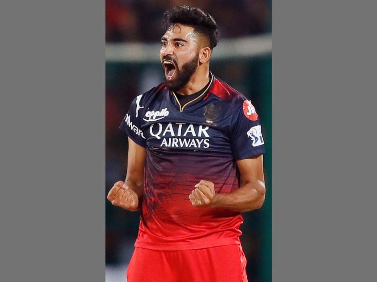 Indian pacer Mohammed Siraj