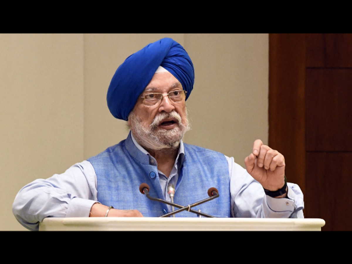 Indian petroleum minister Hardeep Singh Puri