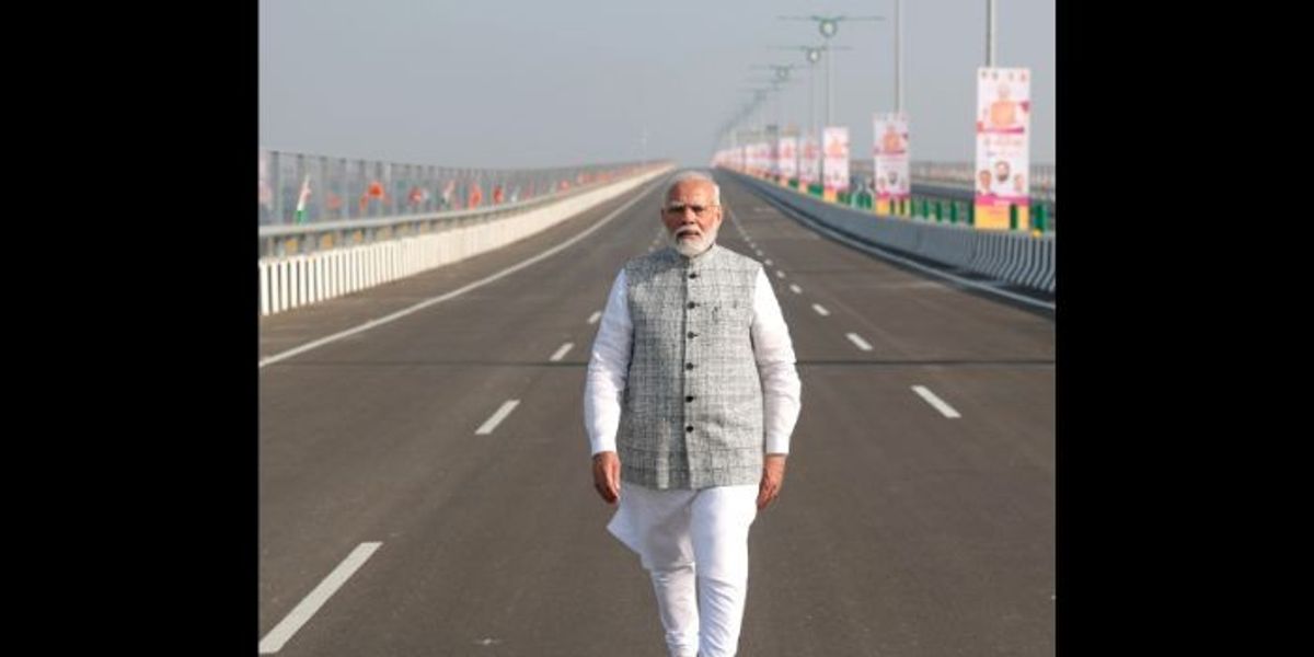 Modi inaugurates Atal Setu, India's longest sea bridge, in Maharashtra ...