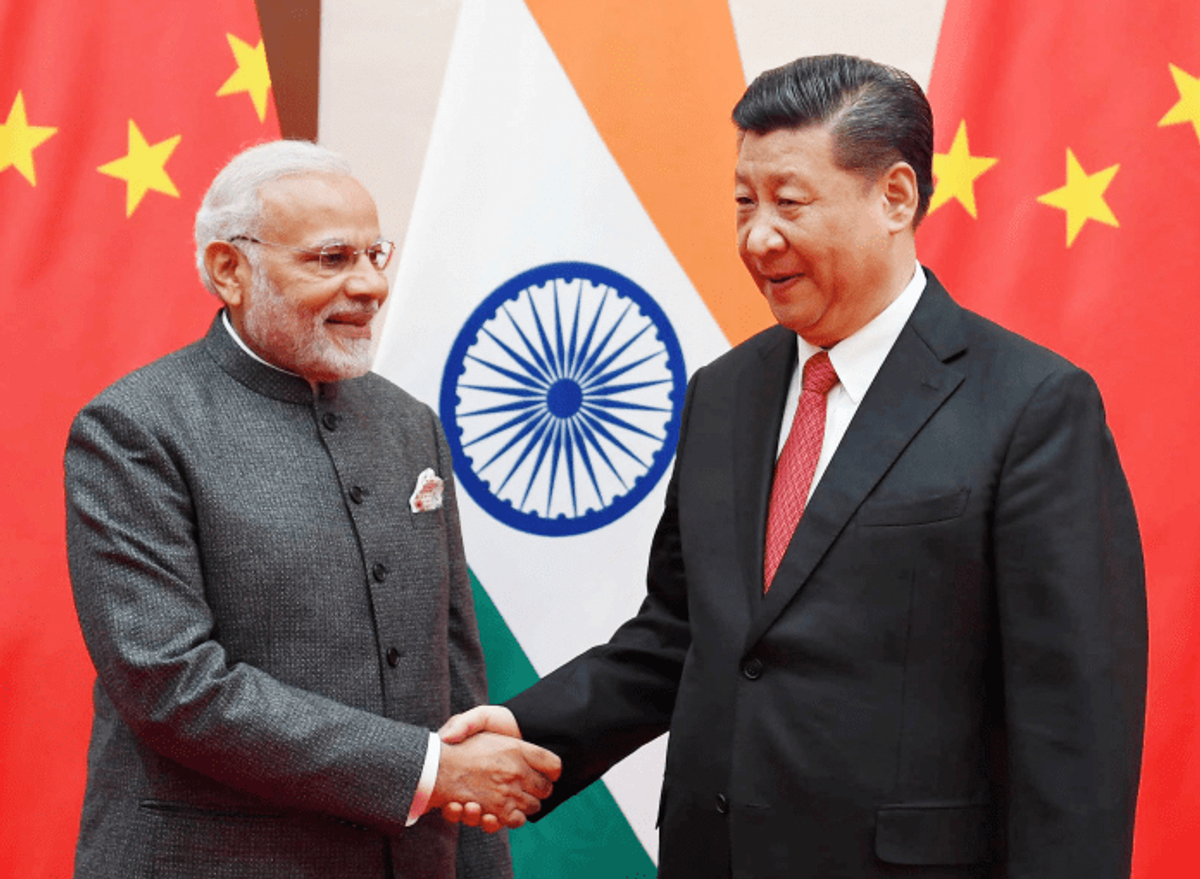 Indian PM Narendra Modi and Chinese president Xi Jinping