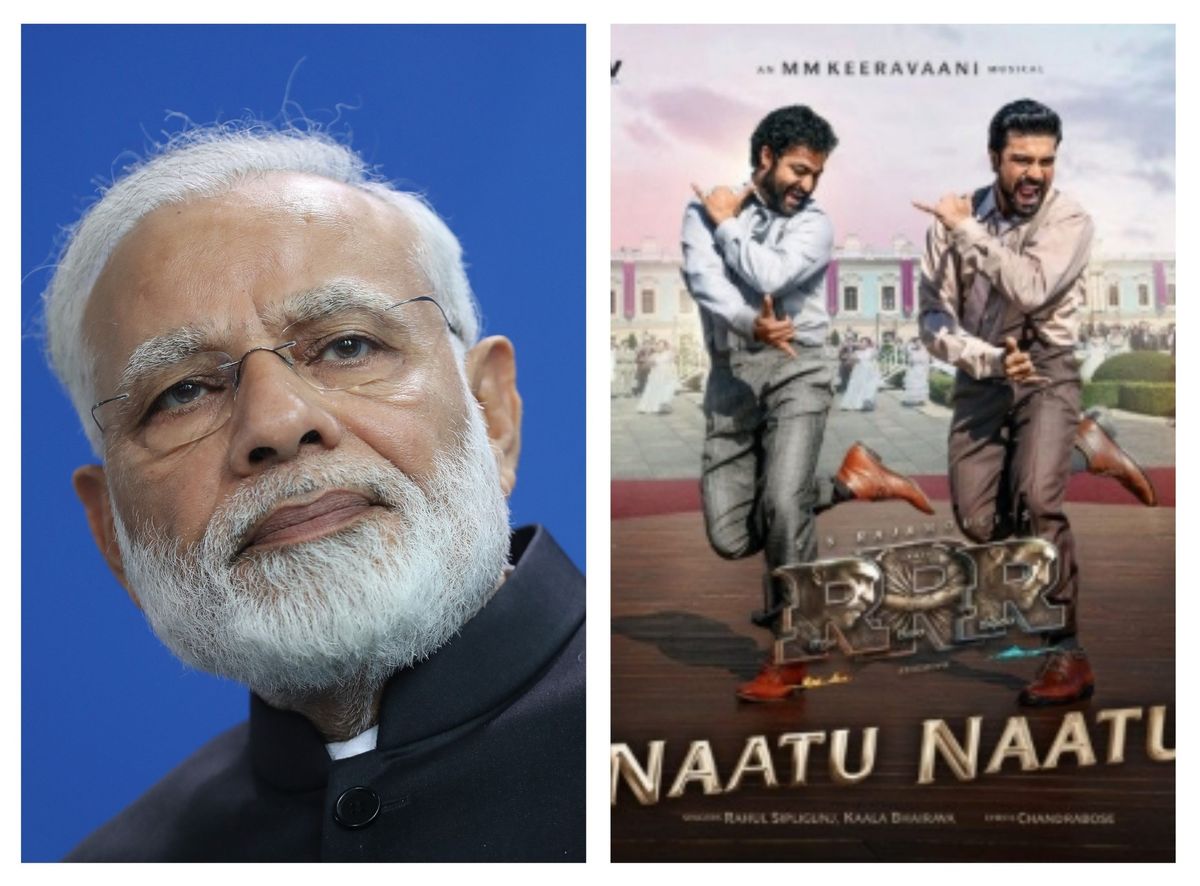 Indian PM Narendra Modi and 'Naatu Naatu'