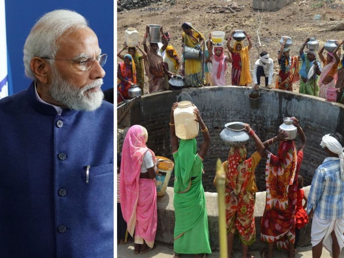 Indian PM Narendra Modi attends high-level meeting on the country's preparedness to tackle heat in oncoming summer
