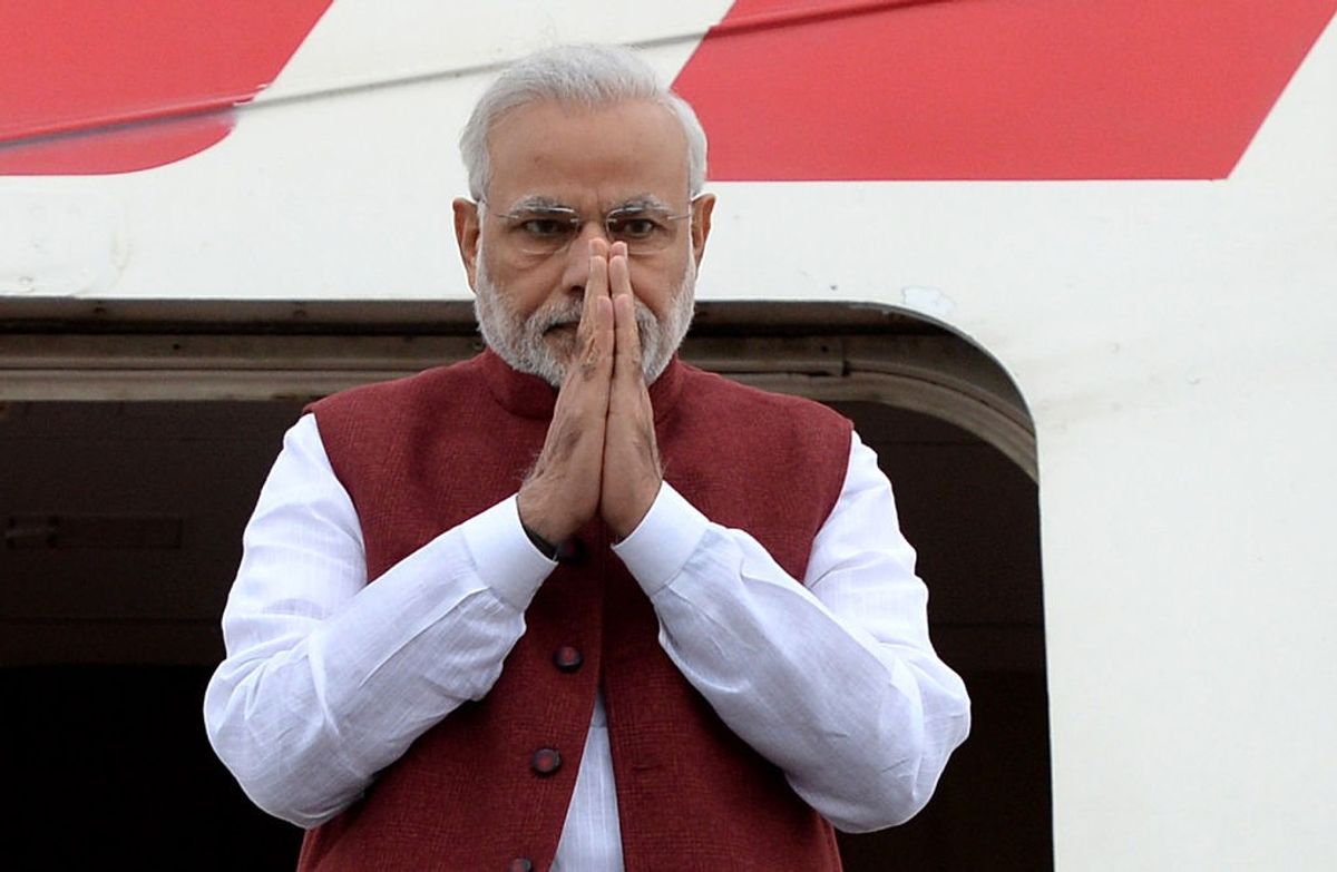 Indian PM Narendra Modi in Russia in 2015