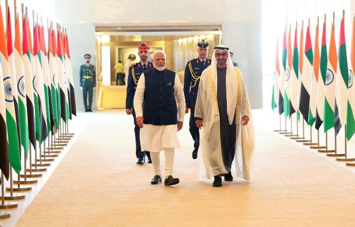 Indian PM Narendra Modi in UAE