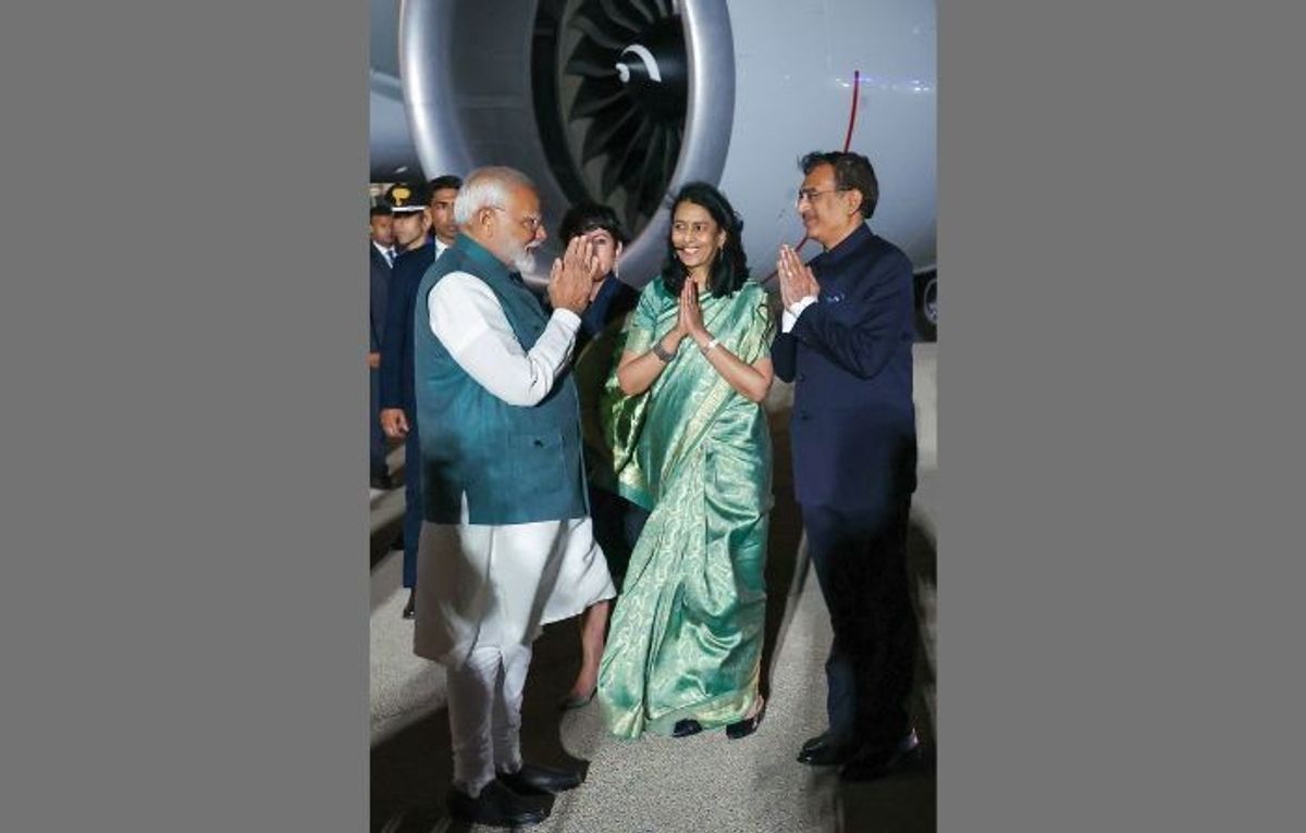 Indian PM Narendra Modi reaches Italy for G7 summit