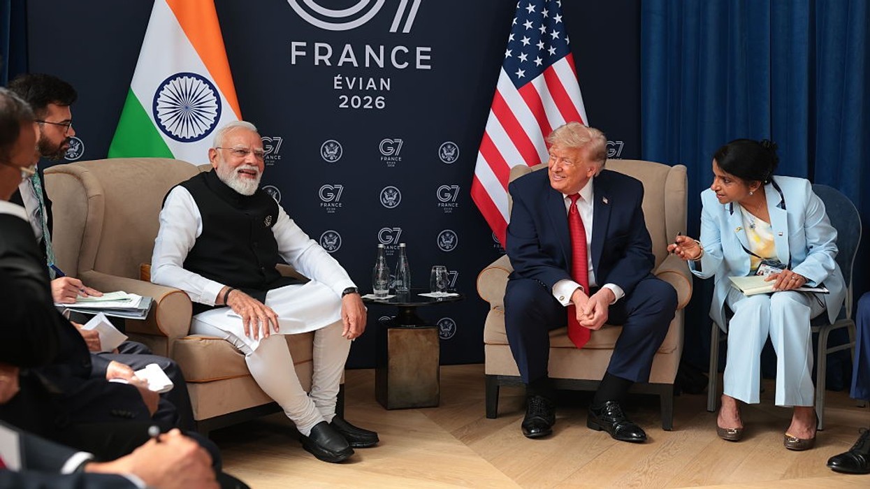 Indian Prime Minister Narendra Modi and U.S. President Donald Trump