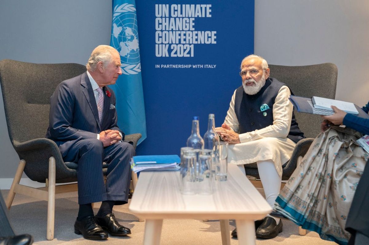 Modi meets Prince Charles at COP26, lauds his green efforts
