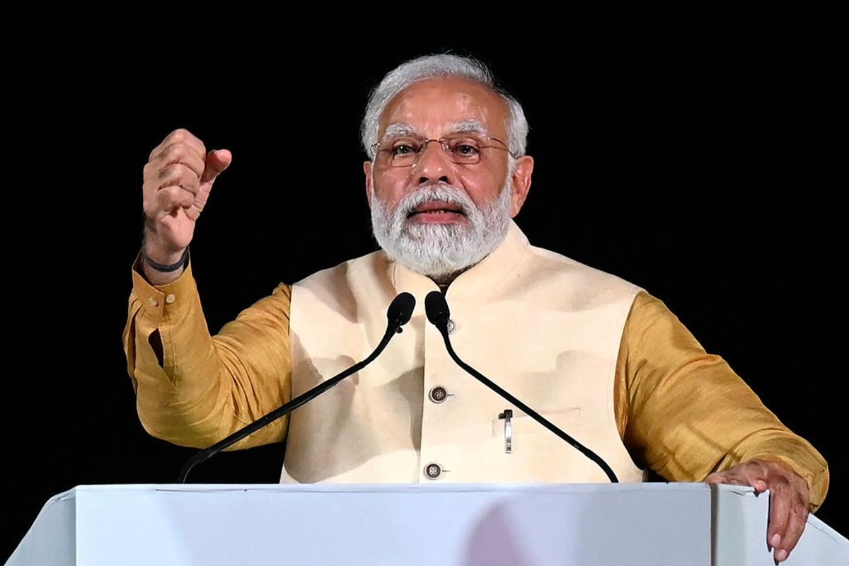 Indian prime minister Narendra Modi
