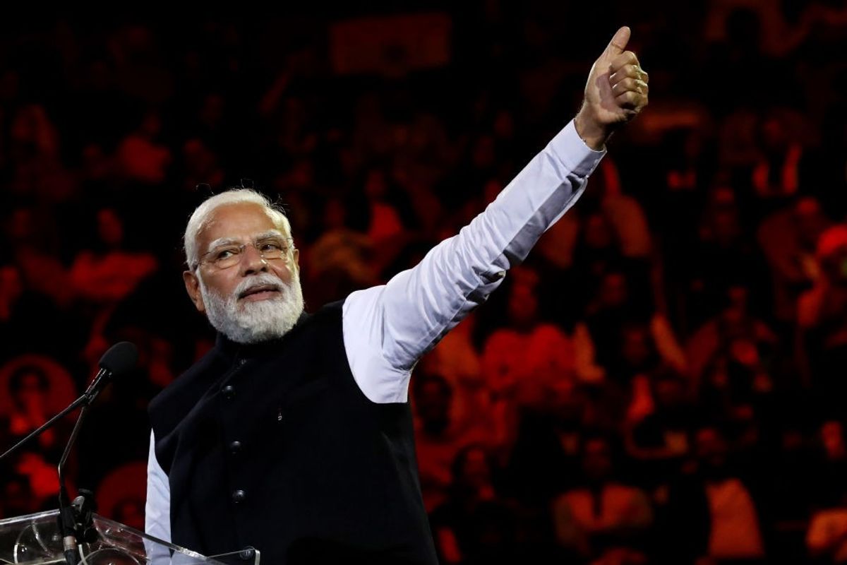 Indian prime minister Narendra Modi