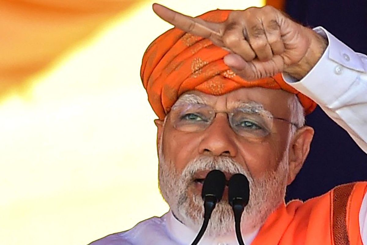 Indian prime minister Narendra Modi