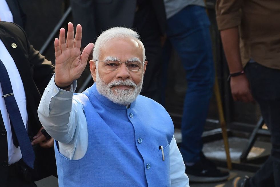 Indian prime minister Narendra Modi