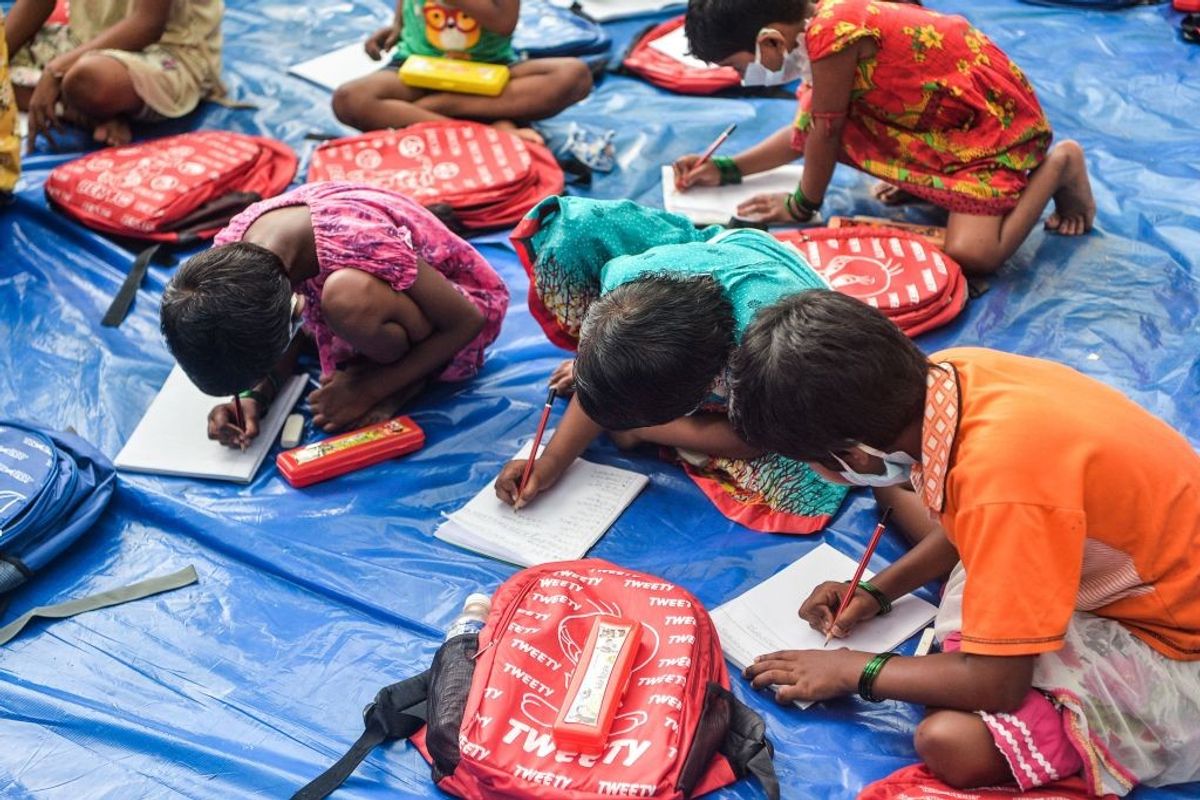 Indian school students