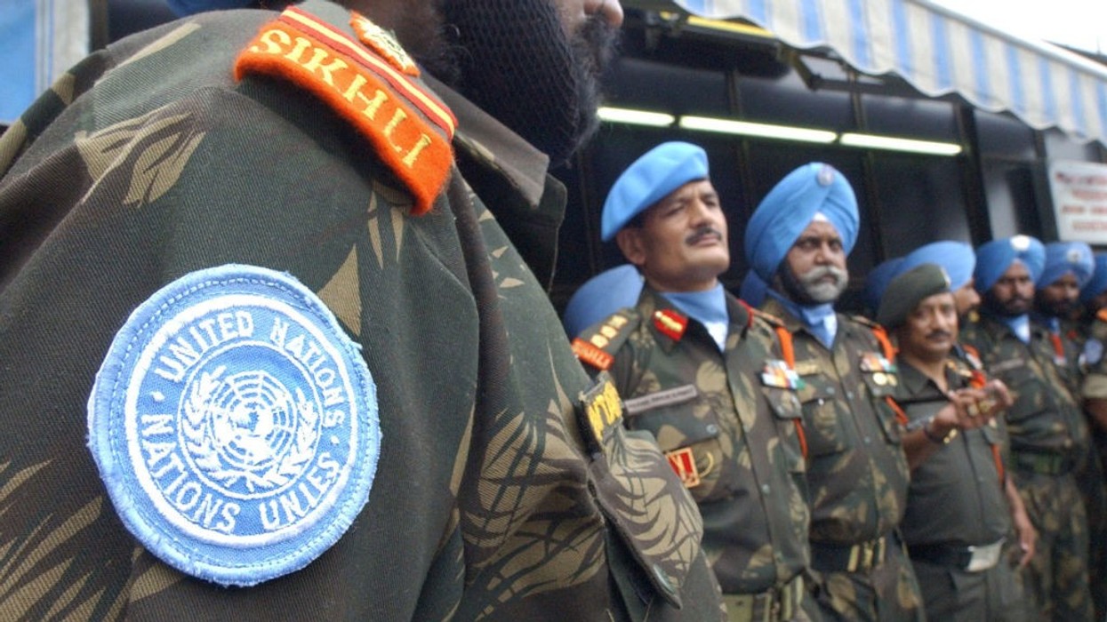 Indian Sikh soldiers