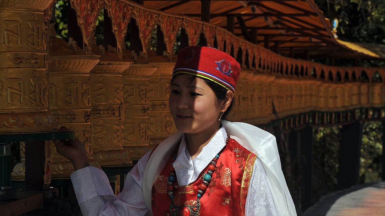 Indian Sikkimese girl