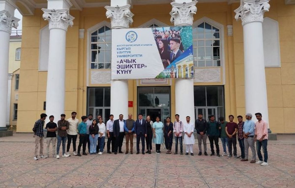 Indian students Kyrgyzstan