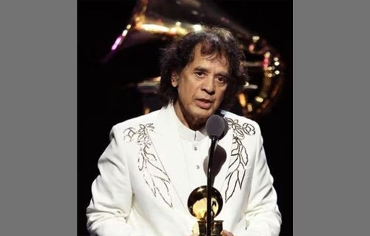 Indian table maestro Zakir Hussain