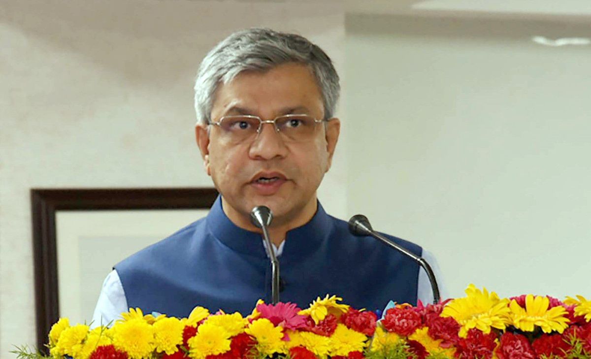 Indian telecom minister Ashwini Vaishnaw