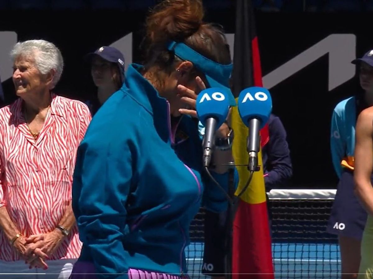 Indian tennis player Sania Mirza turns emotional after her farewell Grand Slam match at Australian Open 2023