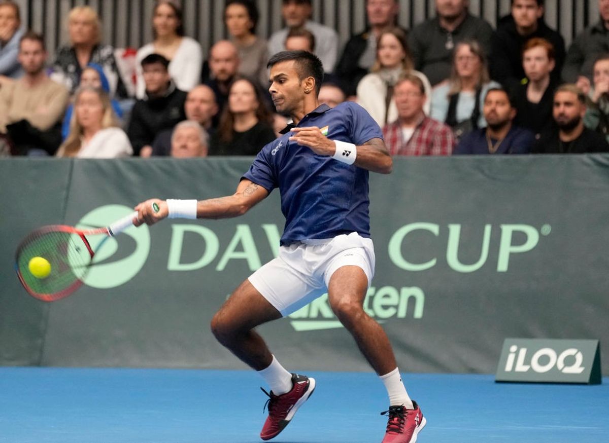 Indian tennis player Sumit Nagal