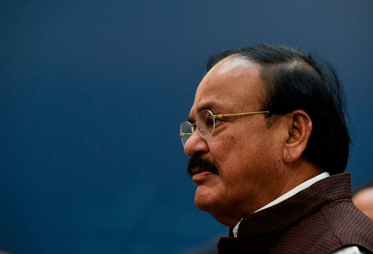 Indian vice president Venkaiah Naidu