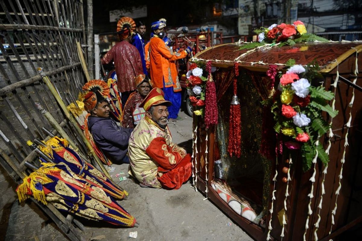 Indian wedding ceremony band