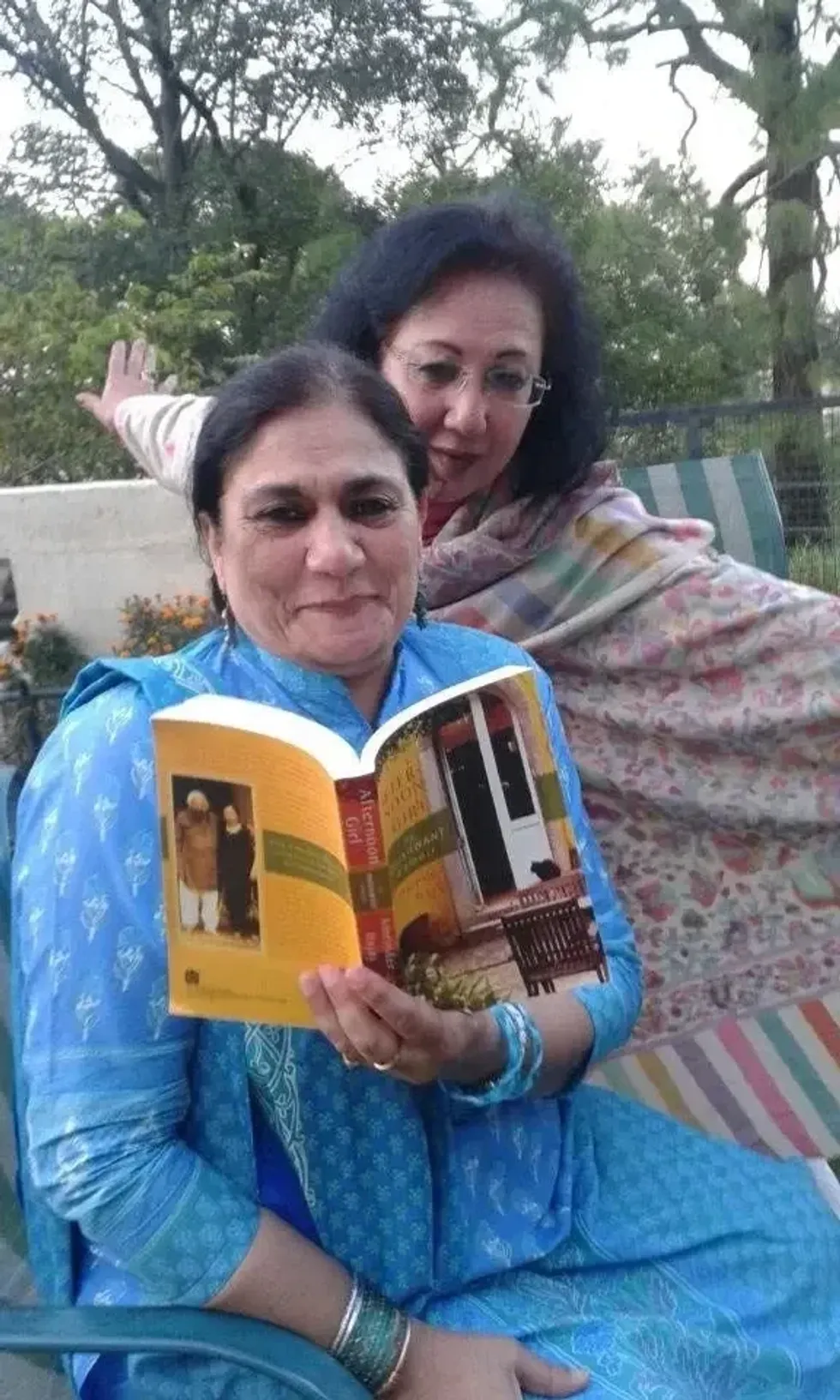 INSET 1 Poonam Ayub and Madeeha Gauhar at KSLF Kasauli