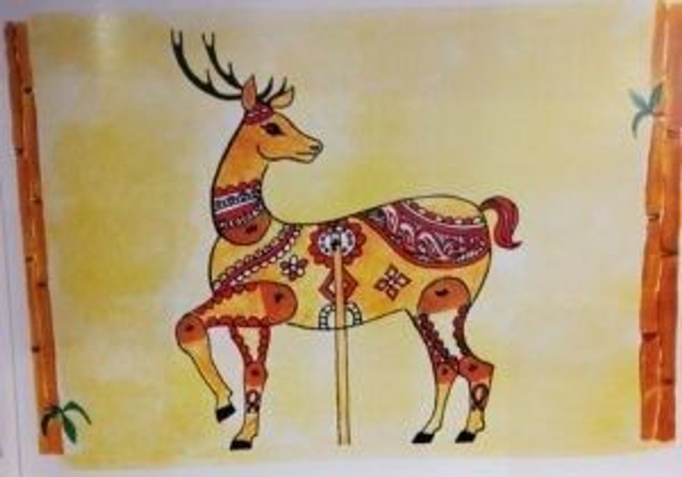 INSET Optional London Book Fair. Illustration from the book Birds and Animals in Indian Art 17 March 2024