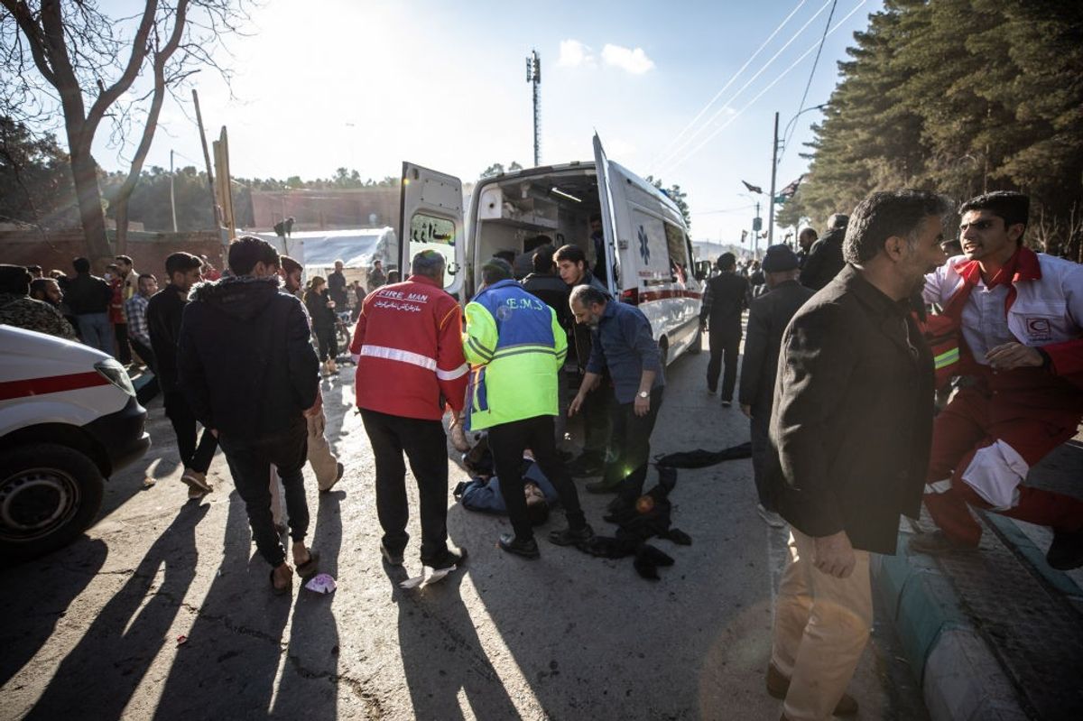 Iran blasts 103 killed