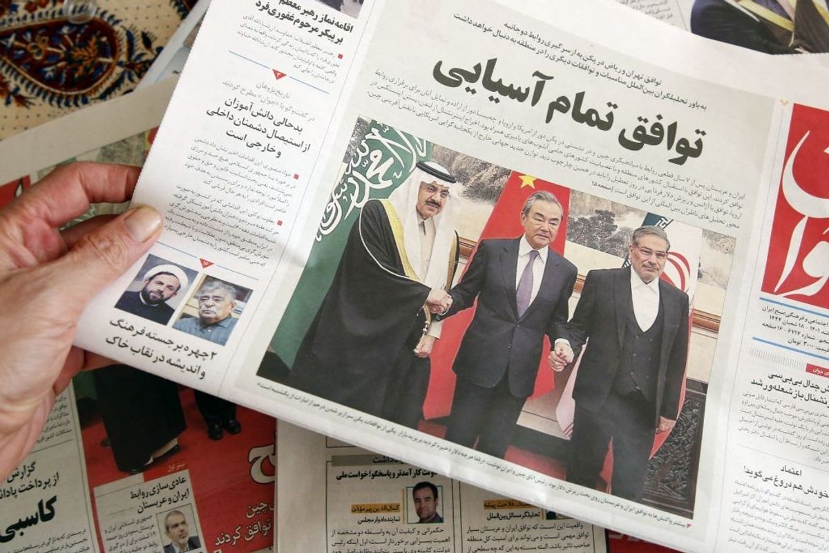 Iran Saudi Arabia deal brokered by China