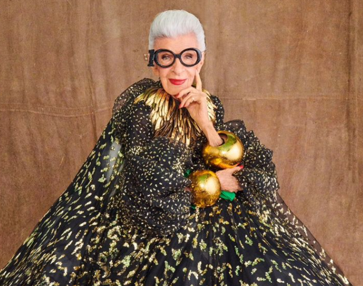 At the age 102, Iris Apfel had 3 million followers & was a fashion legend