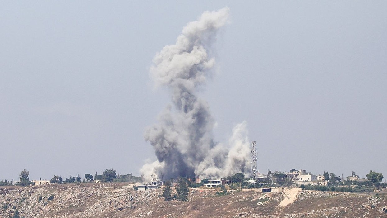 Israeli airstrike in the Lebanese village of Arnoun on June 1, 2026