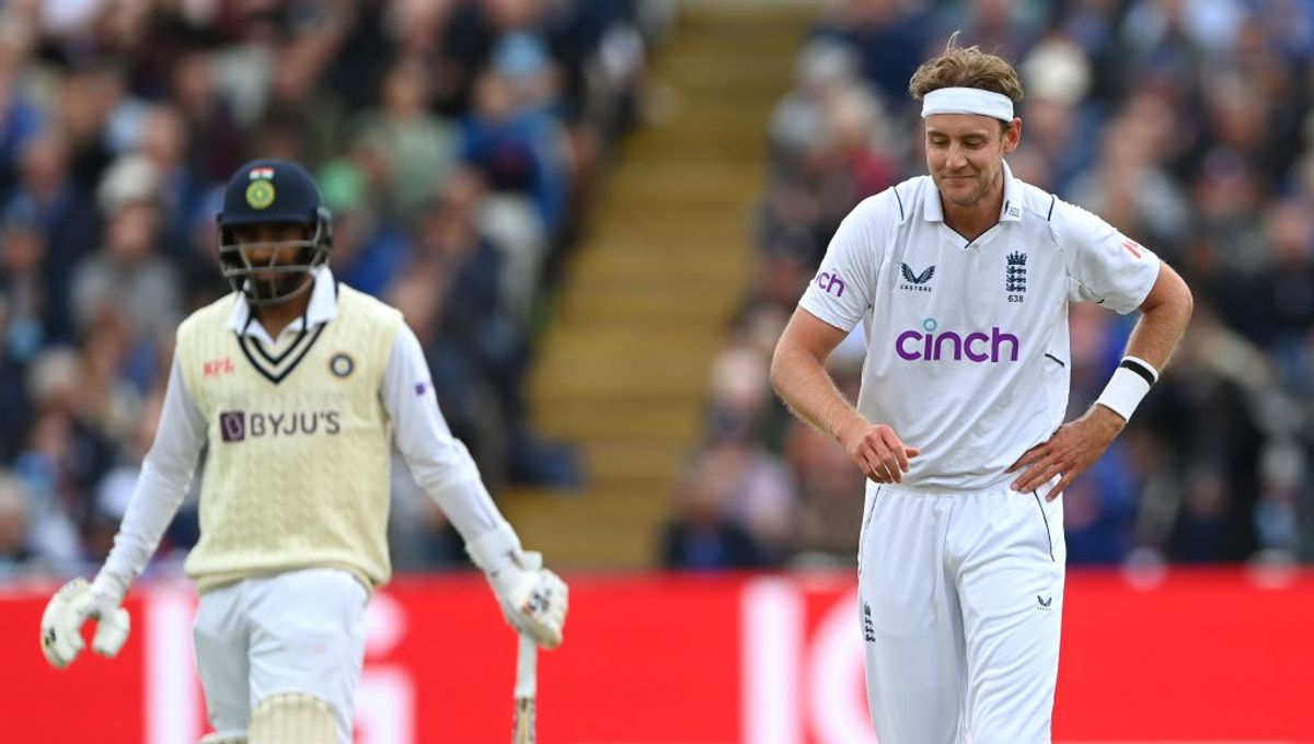 Jasprit Bumrah and Stuart Broad