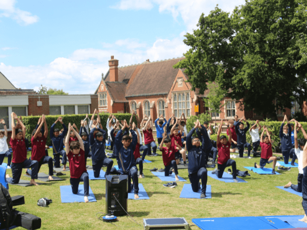 John Lyon School and Indian High Commission