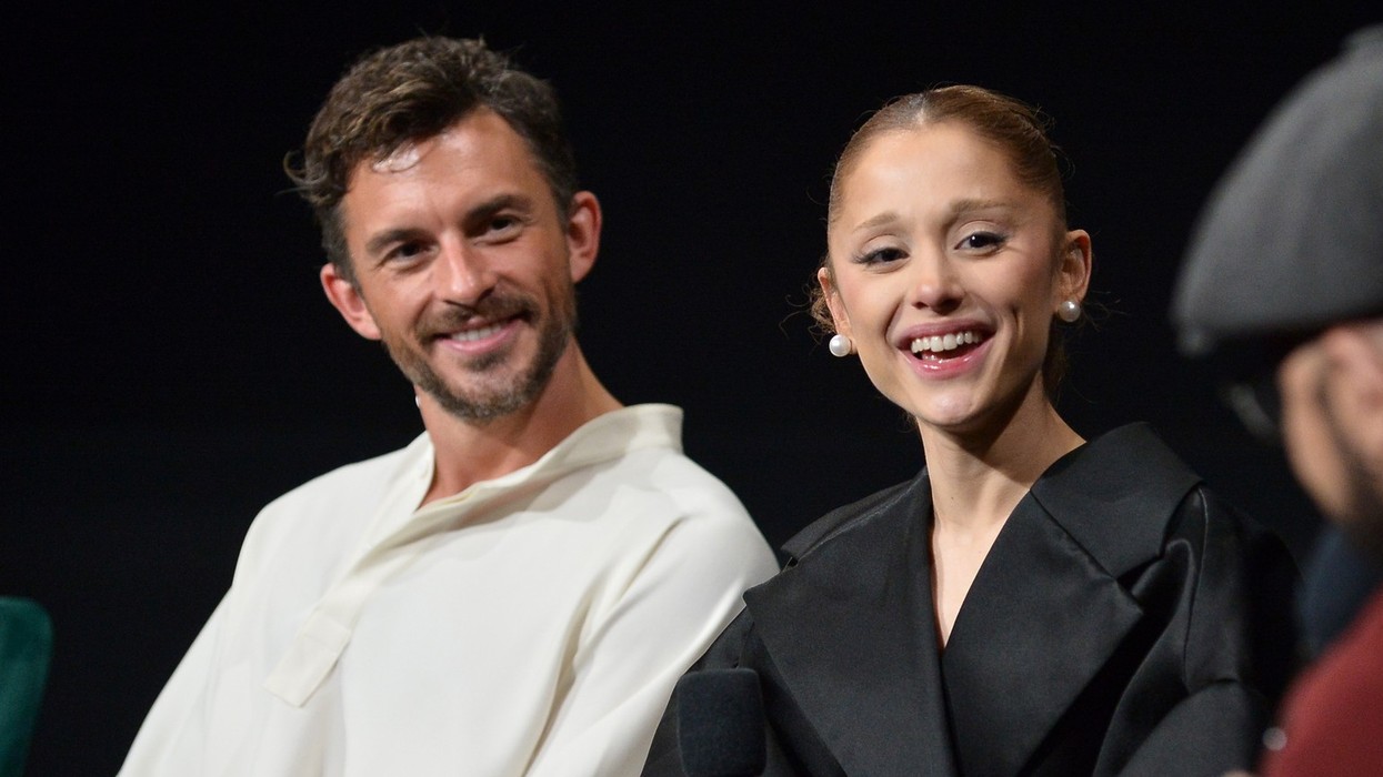 Jonathan Bailey and Ariana Grande