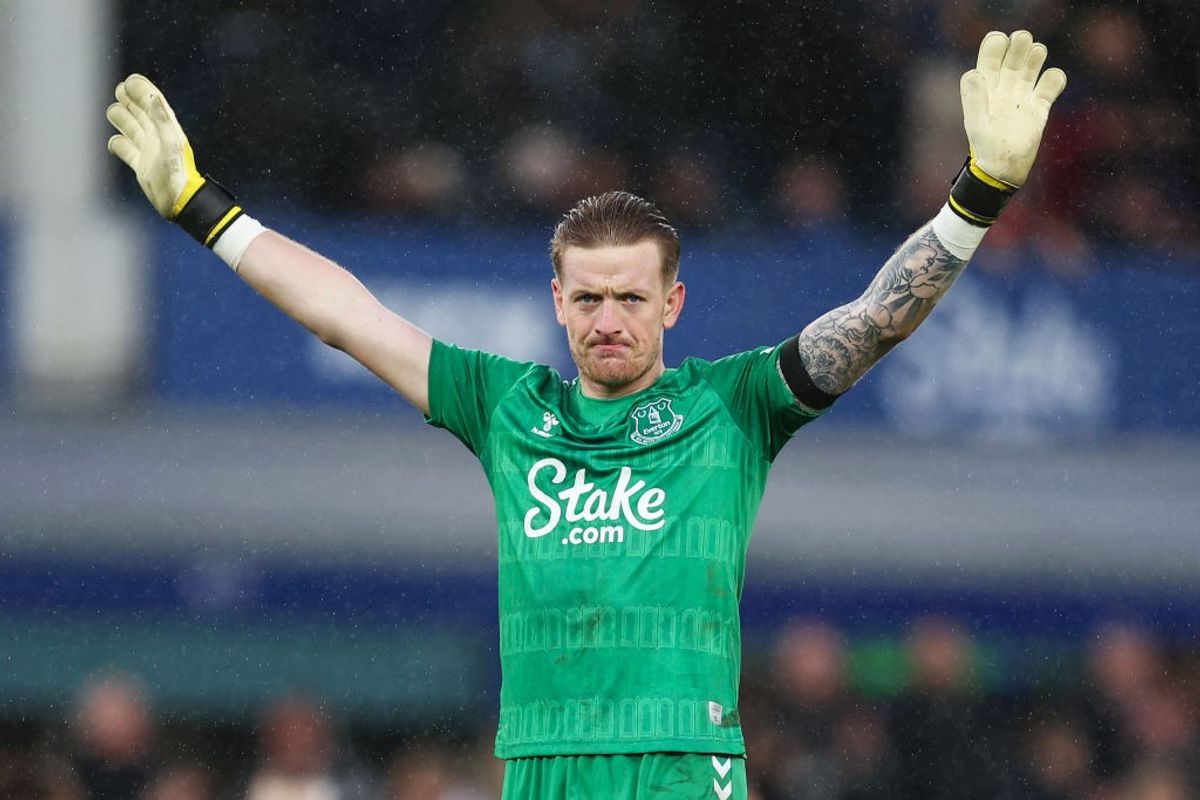 Jordan Pickford of Everton at Premier League