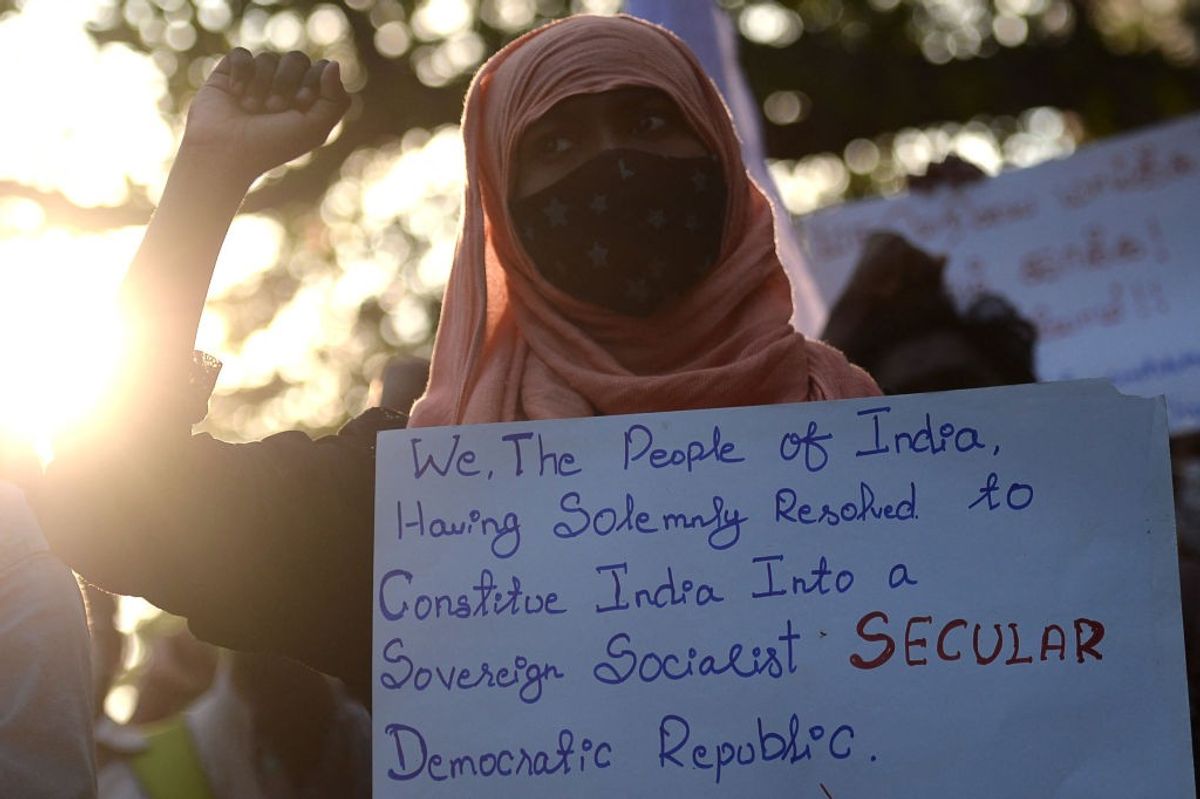 Karnataka hijab ban protest