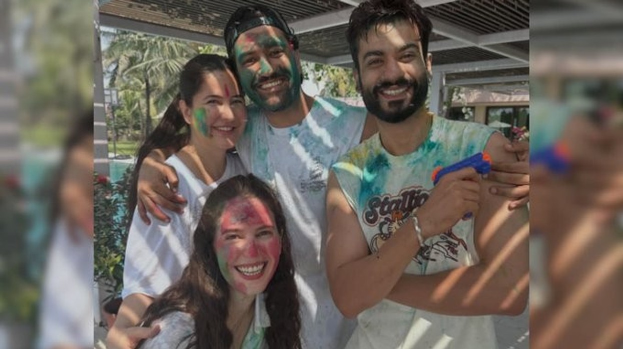 Katrina Kaif marks first Holi with Vicky Kaushal and Vihaan
