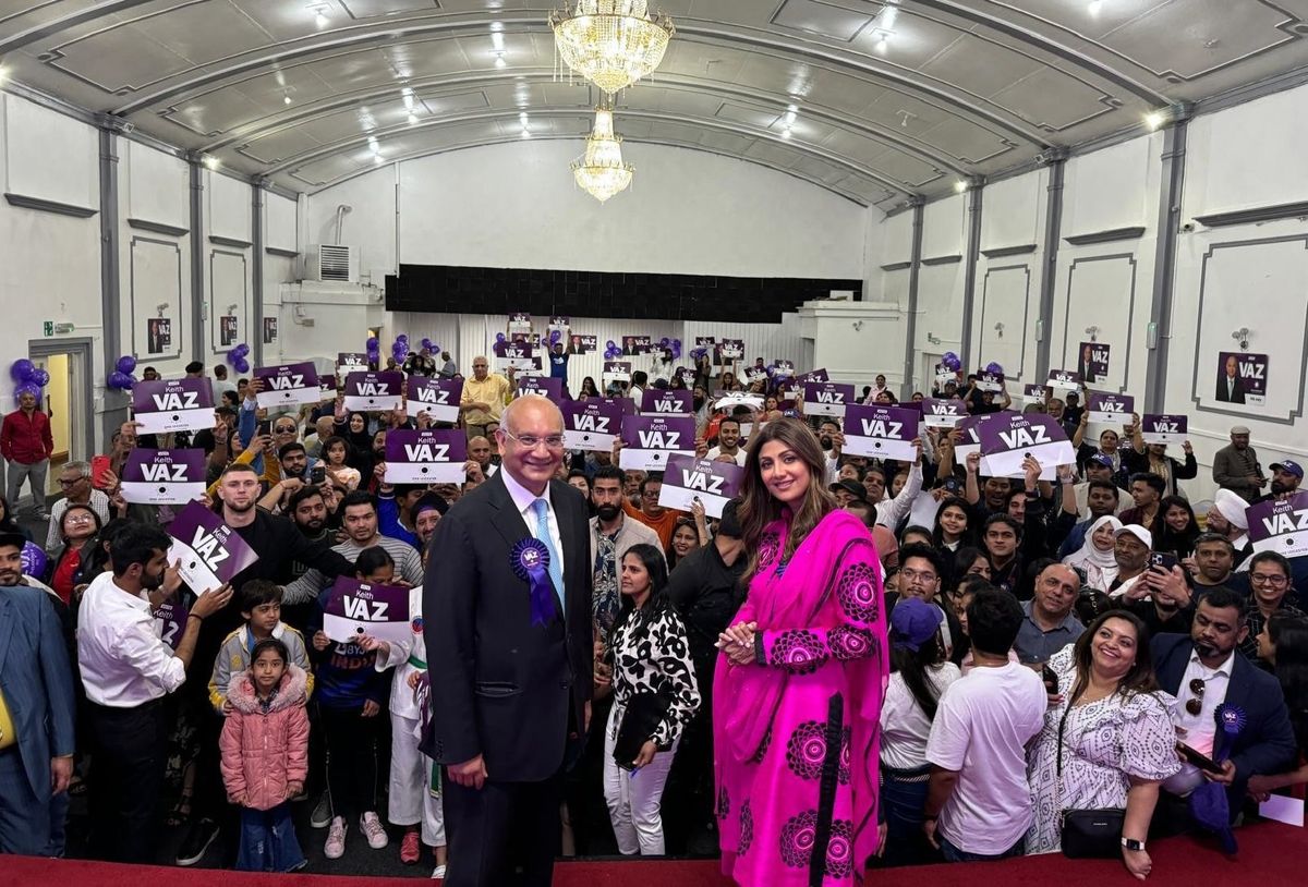 Shilpa Shetty returns to Leicester to support Keith Vaz