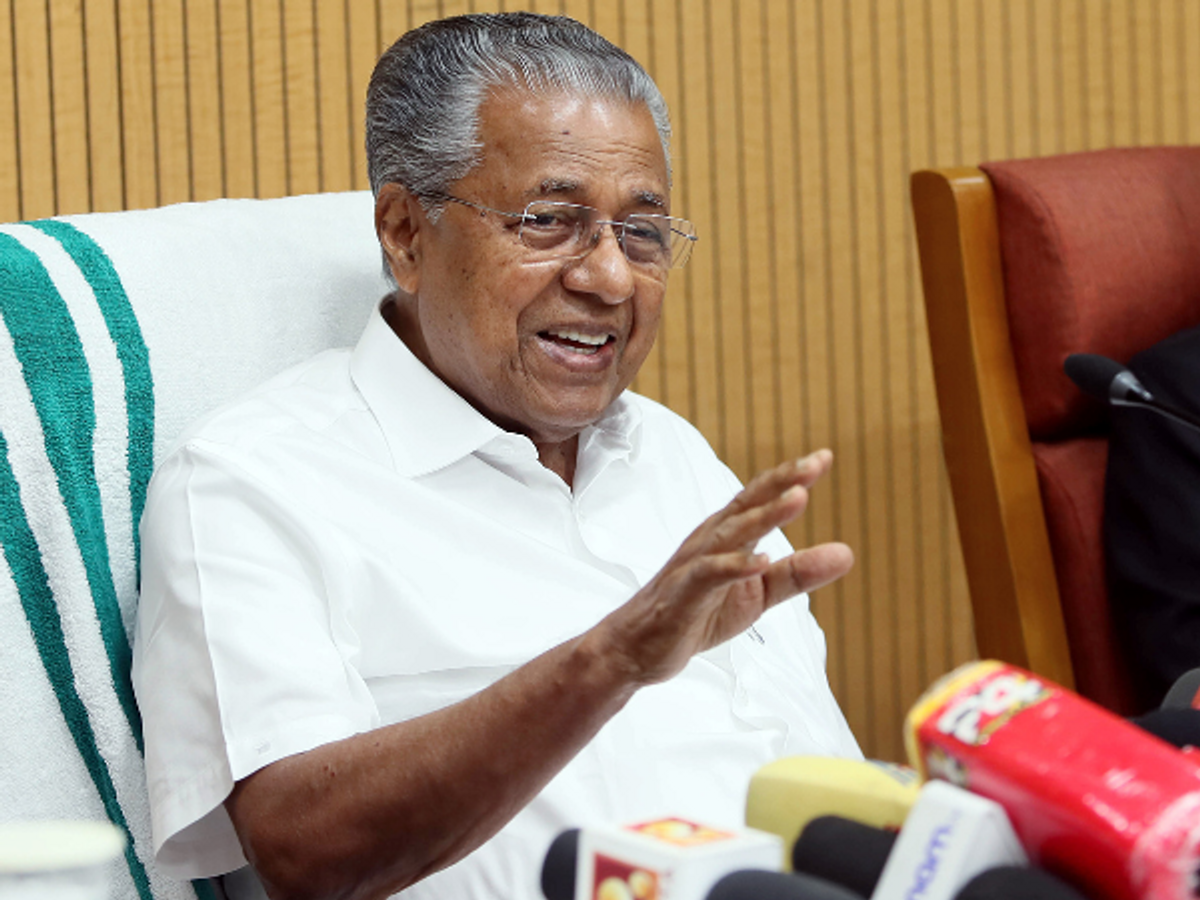 Kerala chief minister Pinarayi Vijayan