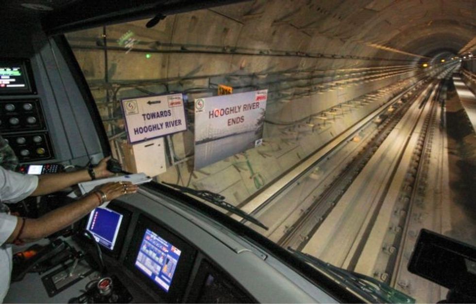 Kolkata under-river metro service