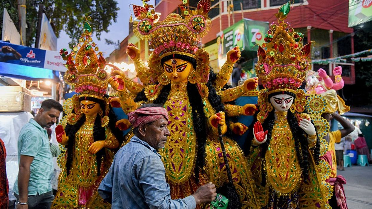 Kumartuli Durga idols