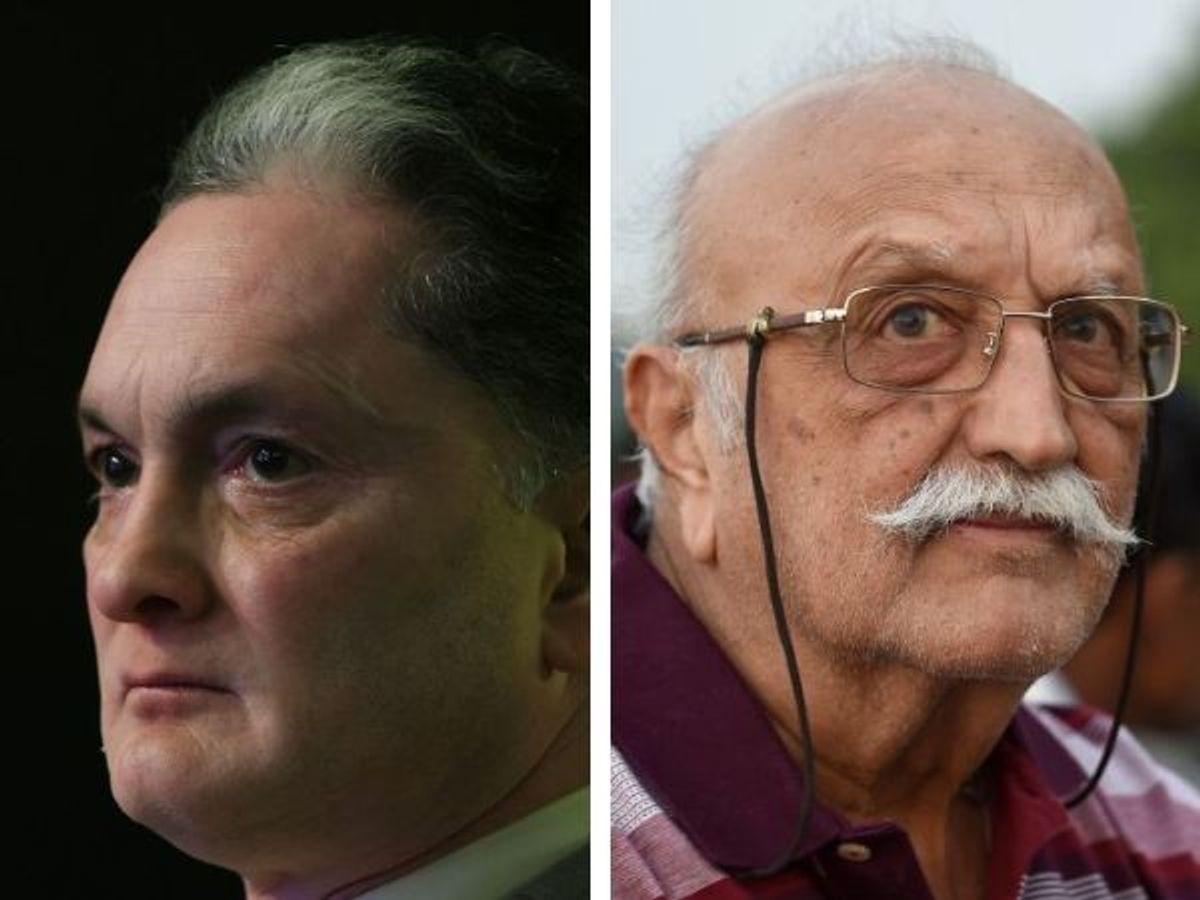 (L-R) Gautam Singhania and Vijaypat Singhania